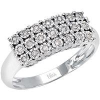 Anello Bliss Donna in Oro bianco Diamante 0.11 Ct 20070751-13 - 20070751-13